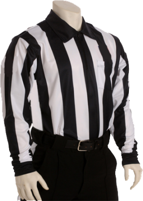 Referee Long Sleeve Shirt With 2 Inch Stripes