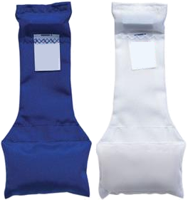 Blue And White Bean Bags