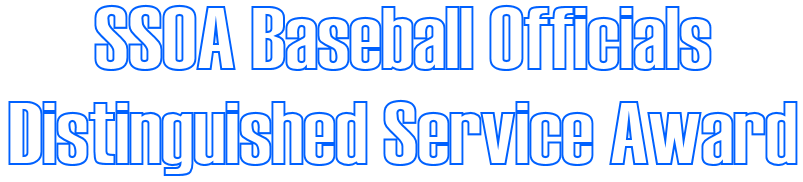 SSOA Baseball Officials DSA