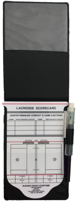 Lacrosse Referee's Scorecard
