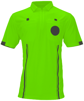 Green Soccer Referee Shirt