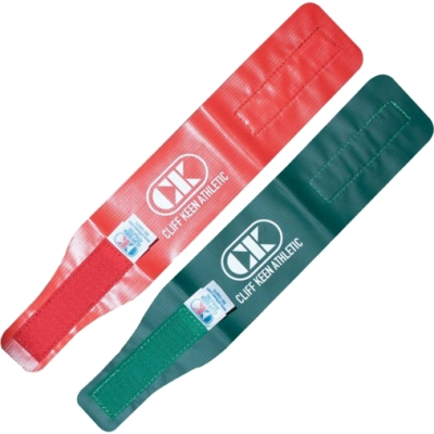 Wrestling Red And Green Ankle Bands